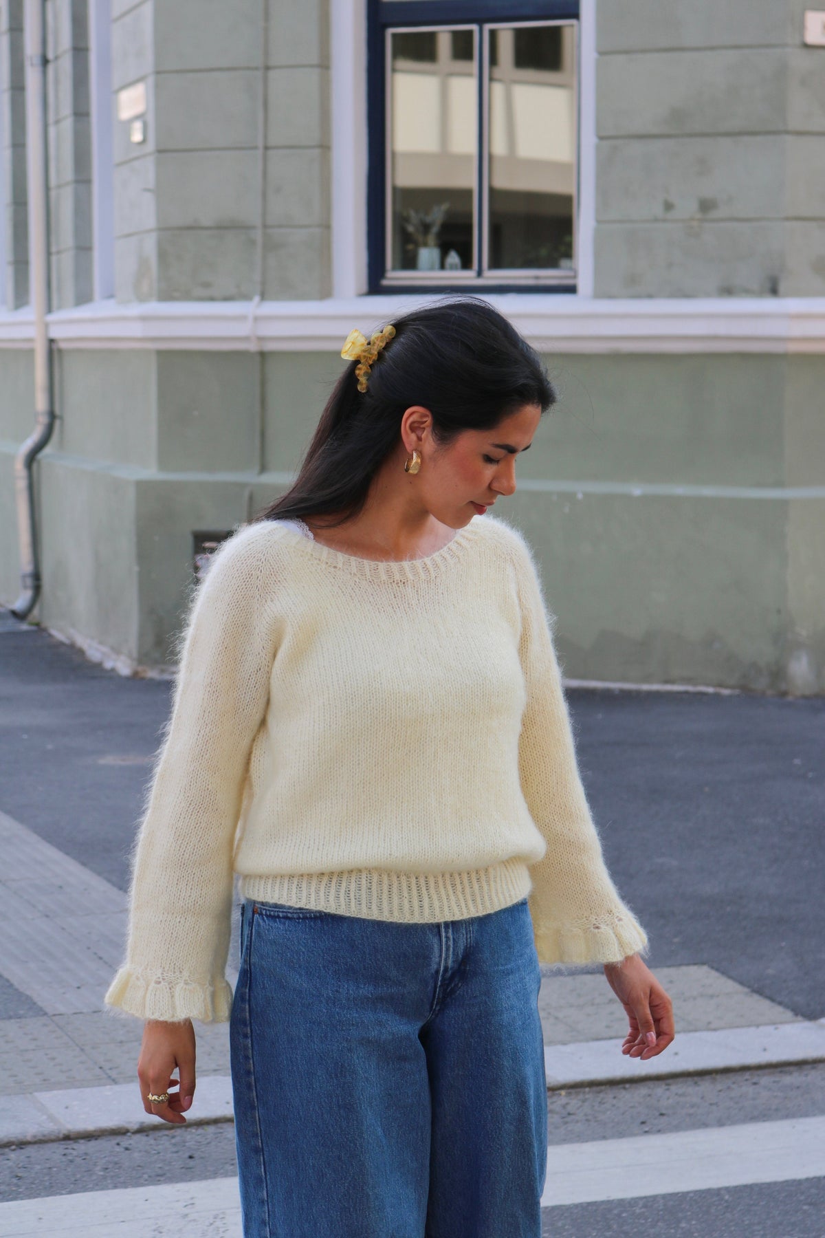 Rauma 387-7B Engklokkegenser in Mild Mohair