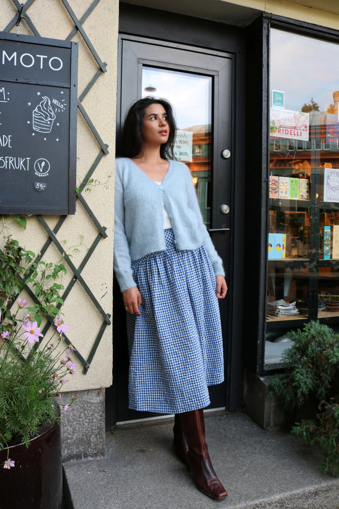 Rauma 387-8B Mild Mohair knitting pattern