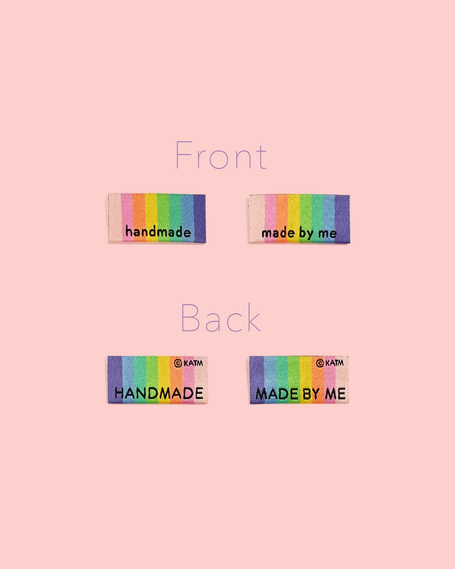 Handmade/Made By Me Woven Labels
