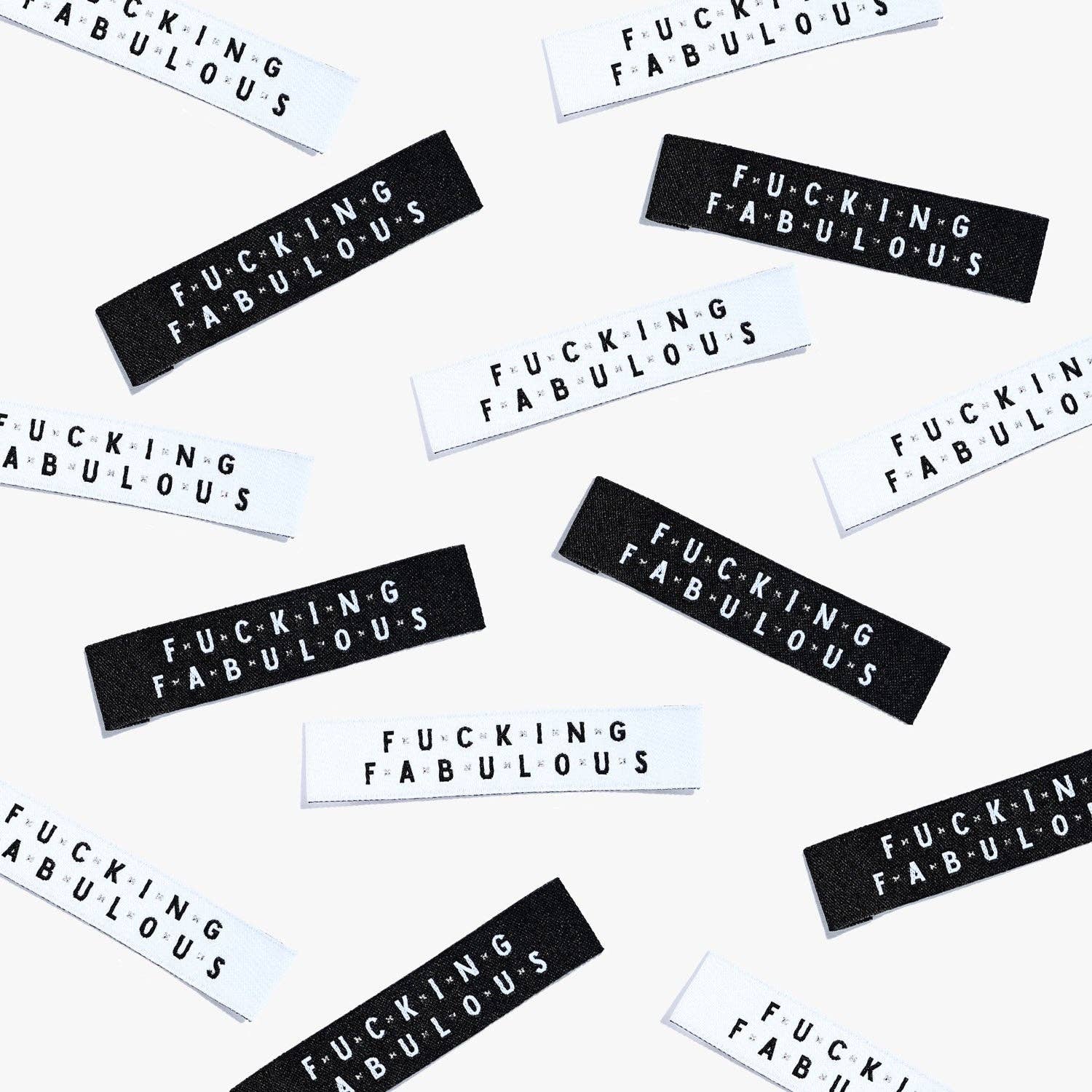 Fucking Fabulous Woven Labels