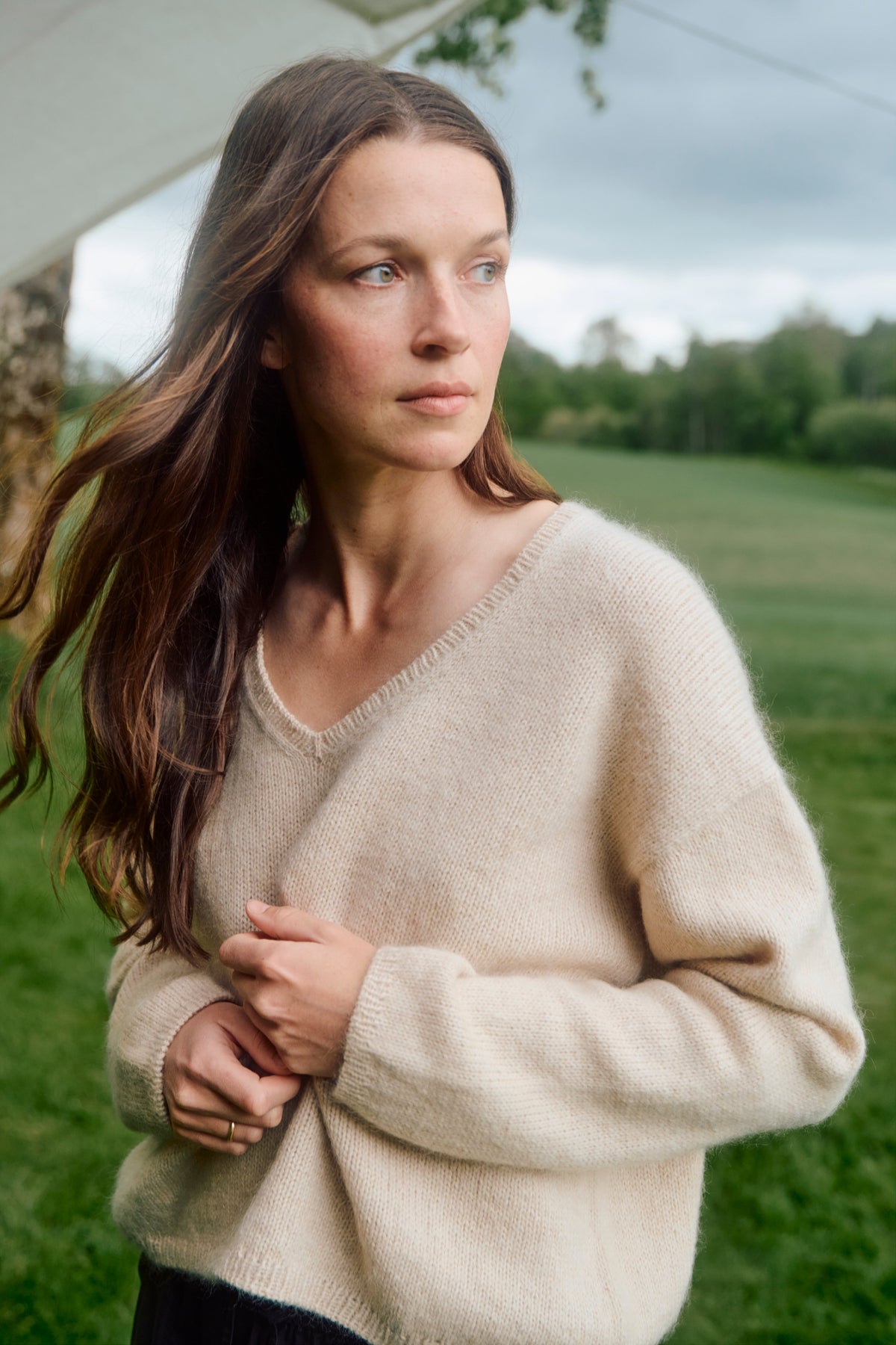 Rauma 542 Li V-genser in Mild Mohair