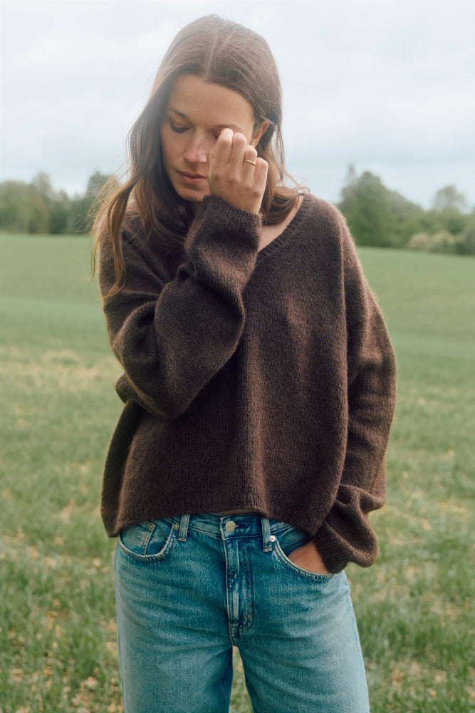 Rauma 542 Mild Mohair knitting pattern