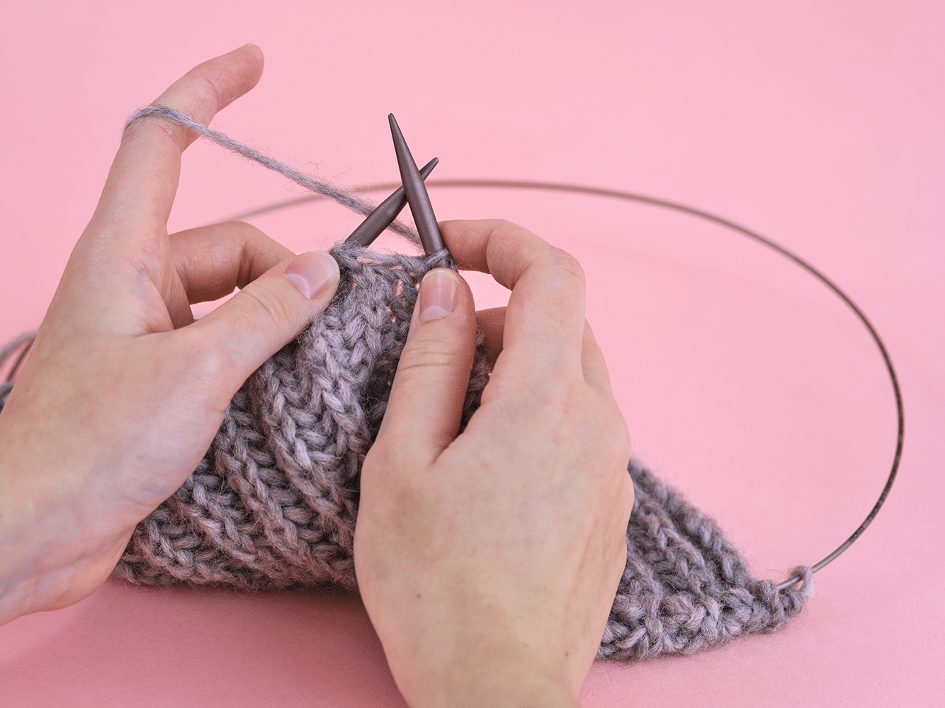 Mystic Lace circular knitting needle