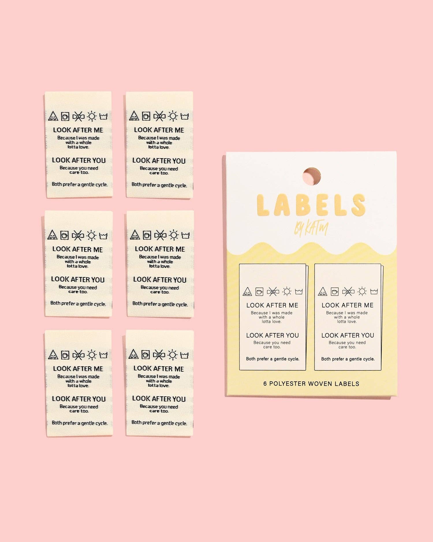 Look After Me, Look After You Woven Labels