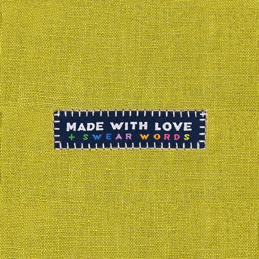 Made With Love & Swear Words Woven Labels