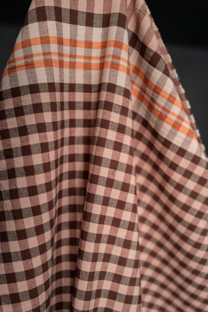 Flavour Notes Organic Cotton/Linen Gingham