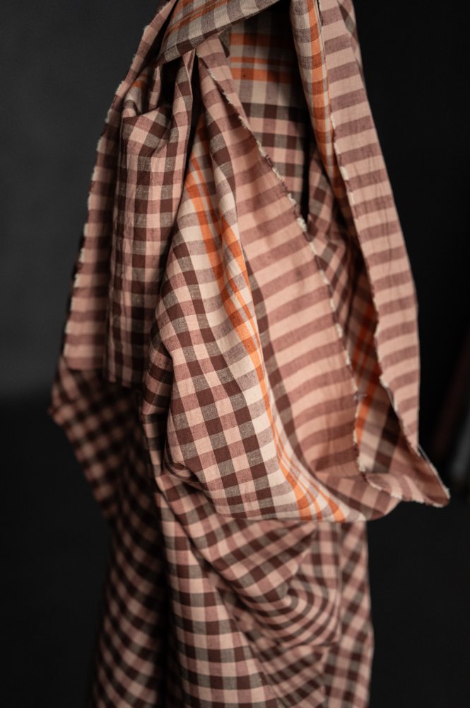 Flavour Notes Organic Cotton/Linen Gingham