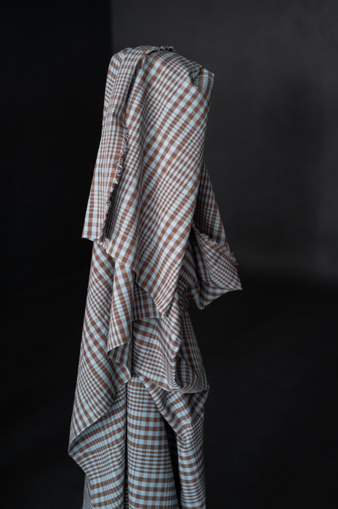 Frankie Check Organic Cotton/Linen Gingham