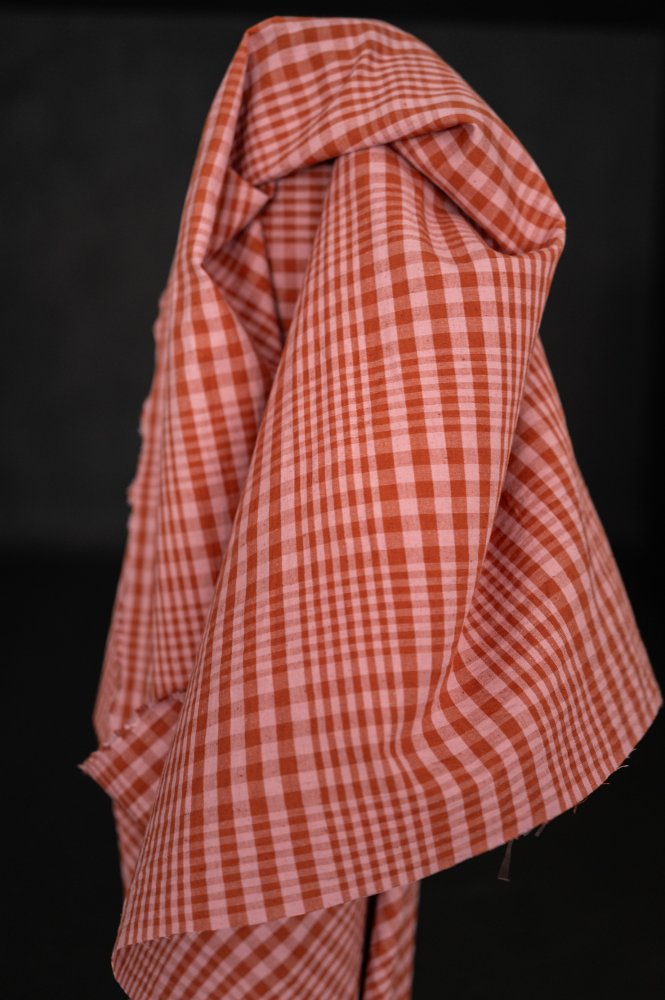 Sorbet Melt Organic Cotton/Linen Gingham