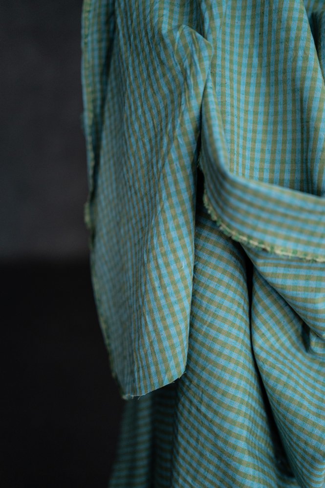 Springwater Organic Cotton/Linen Gingham