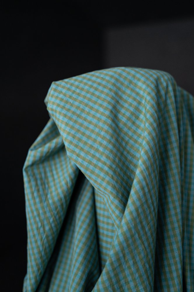 Springwater Organic Cotton/Linen Gingham
