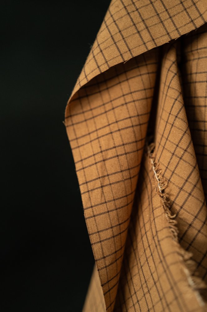 Sumac Organic Cotton/Linen Check