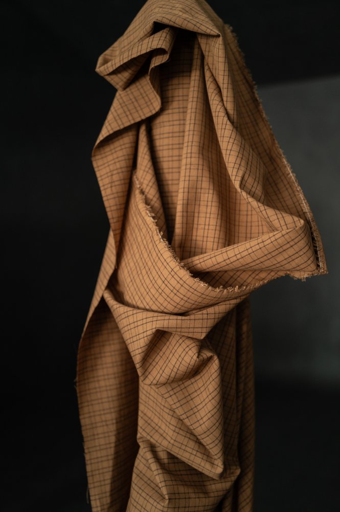 Sumac Organic Cotton/Linen Check