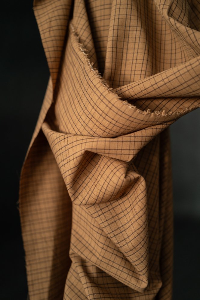 Sumac Organic Cotton/Linen Check