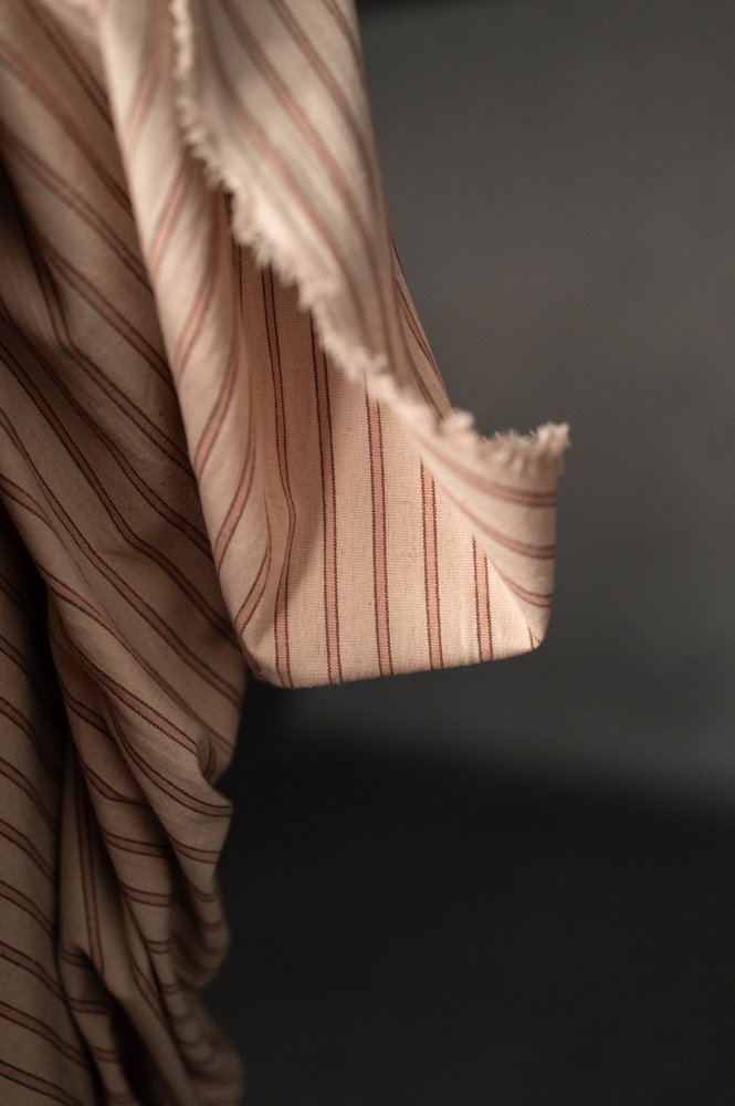 Whiskey Stripe Organic Cotton/Linen