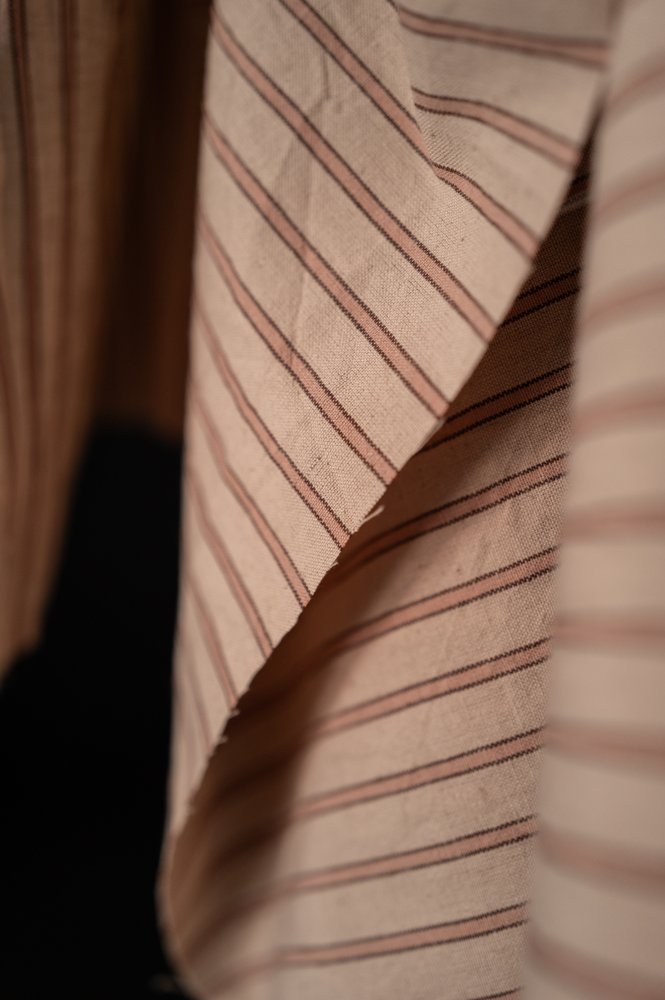 Whiskey Stripe Organic Cotton/Linen