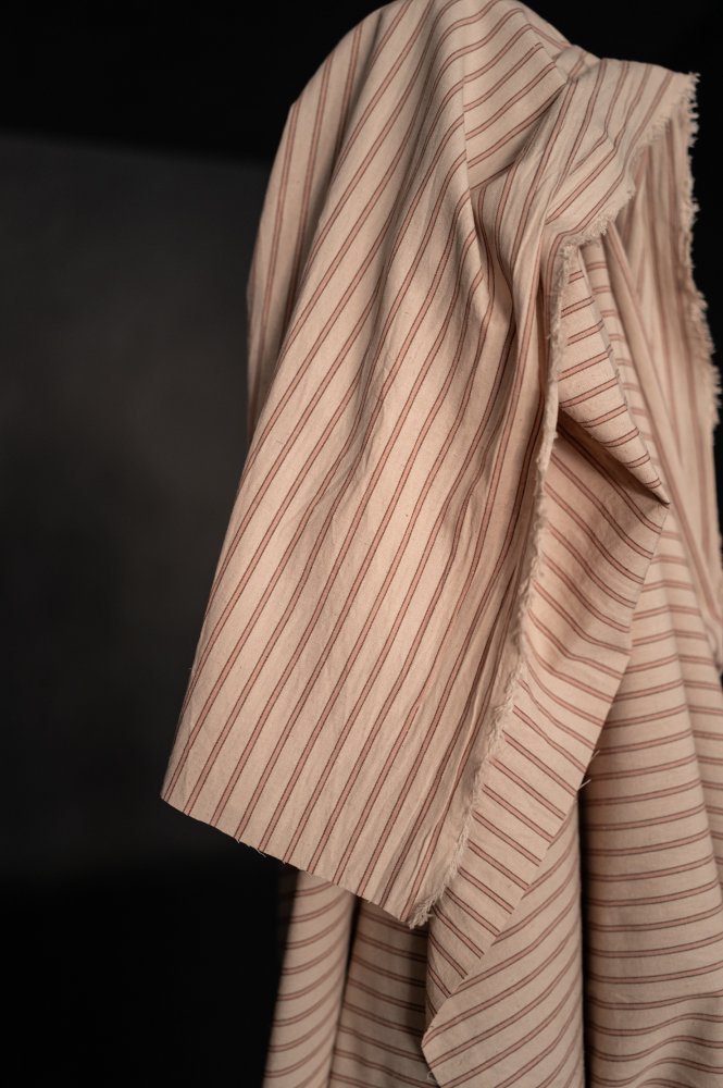 Whiskey Stripe Organic Cotton/Linen