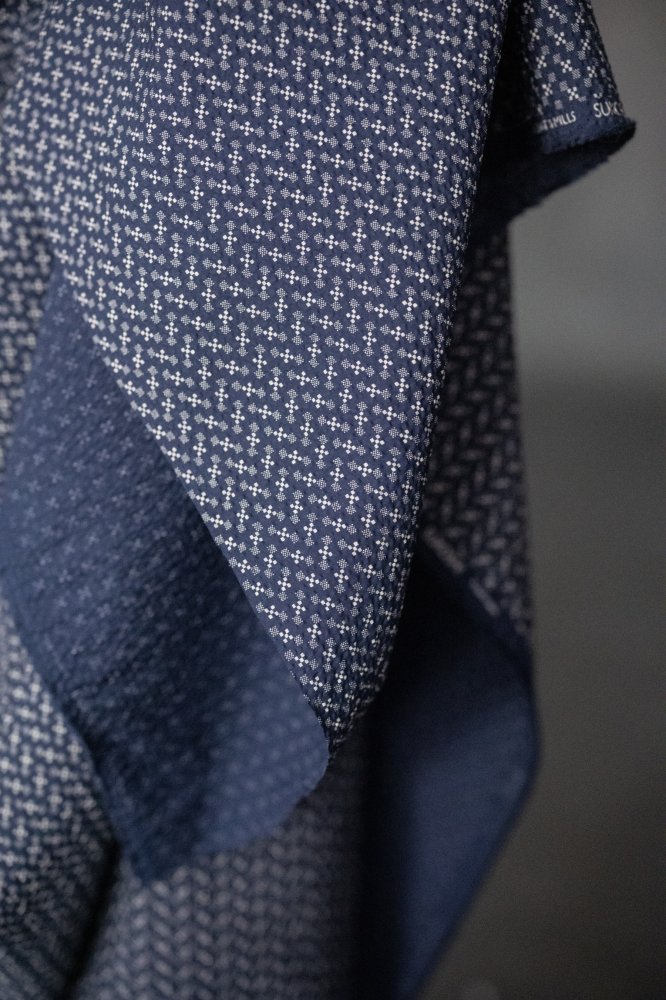 Sukoshi Indigo Seersucker