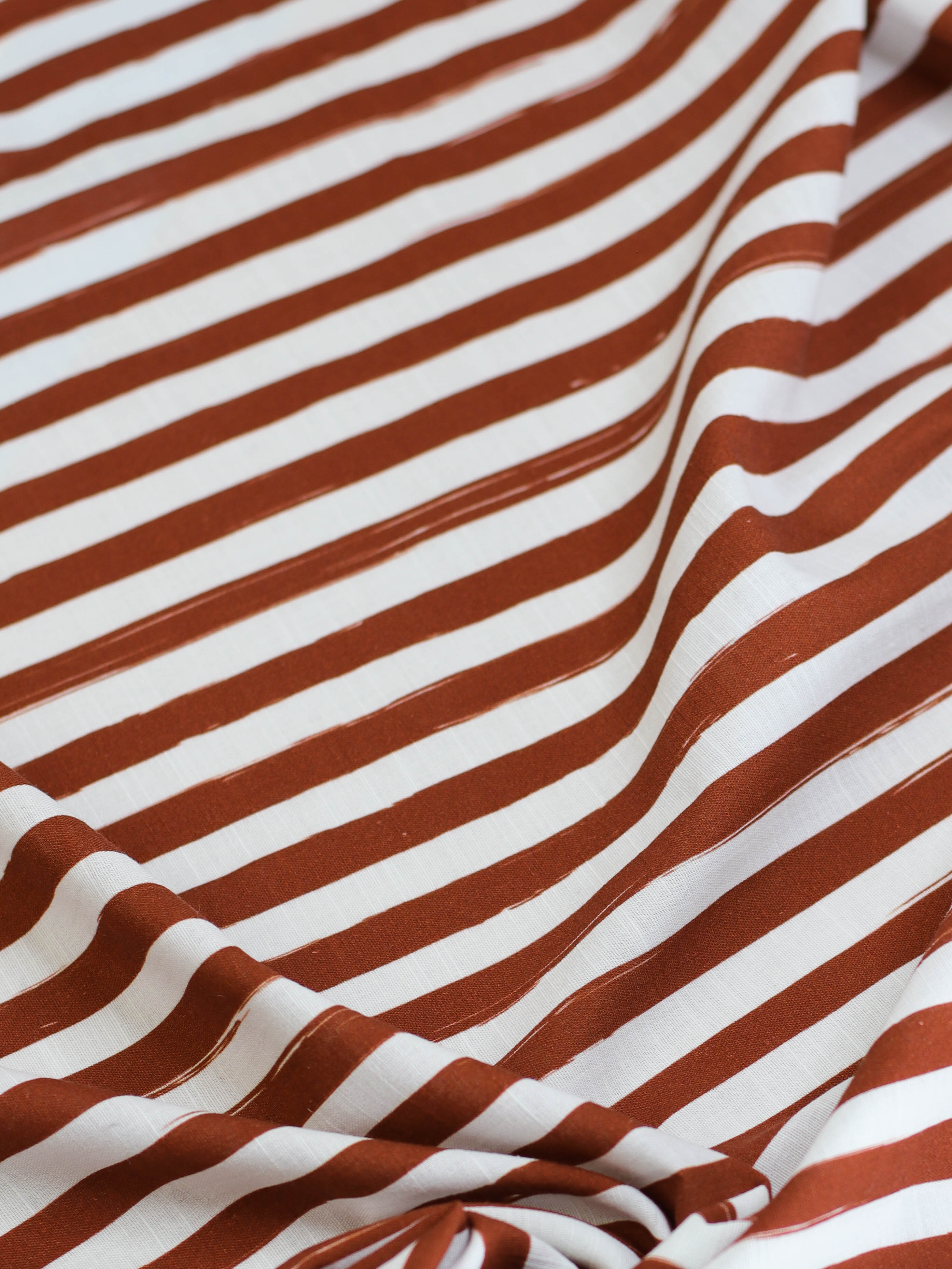 Lined up - Cotton/Linen blend
