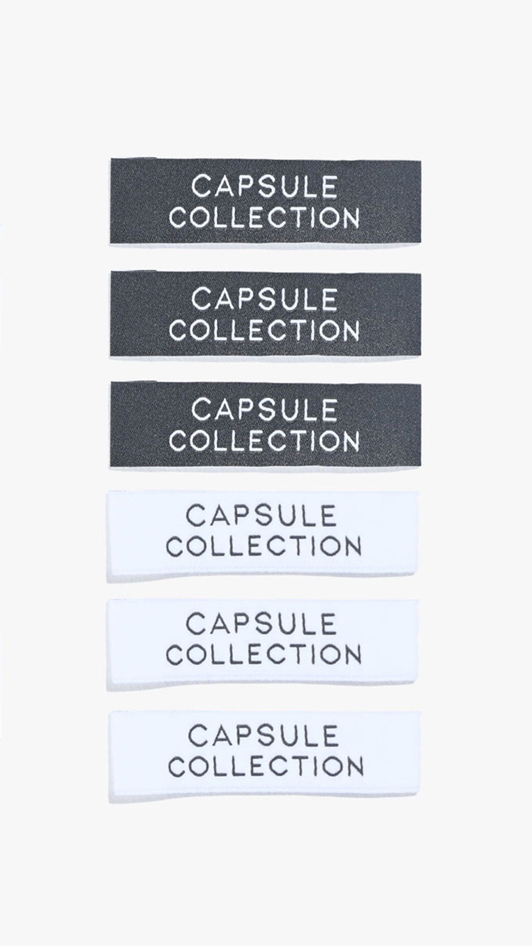 'Capsule Collection' labels