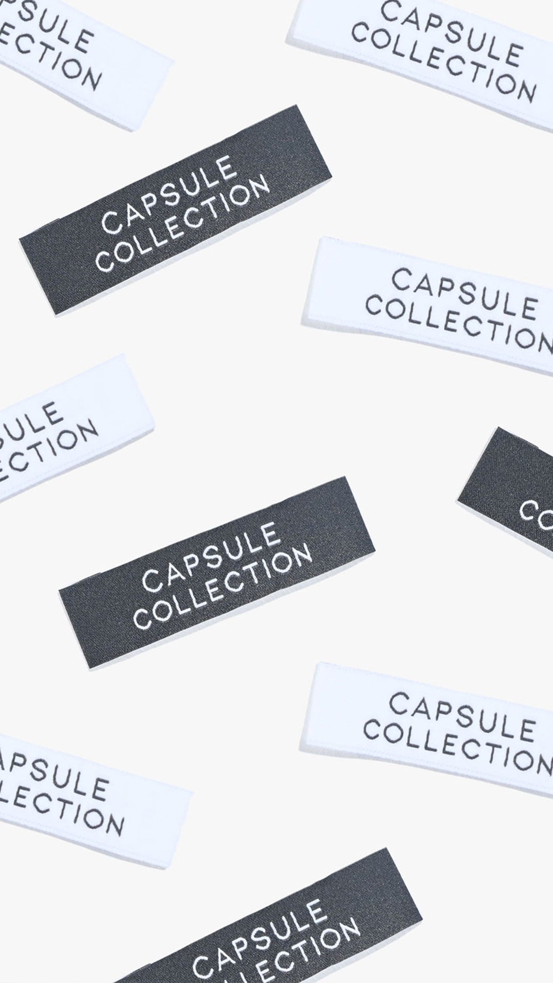 'Capsule Collection' labels