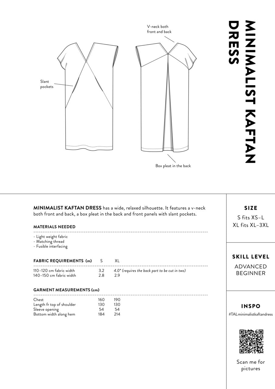 Minimalist Kaftan Dress