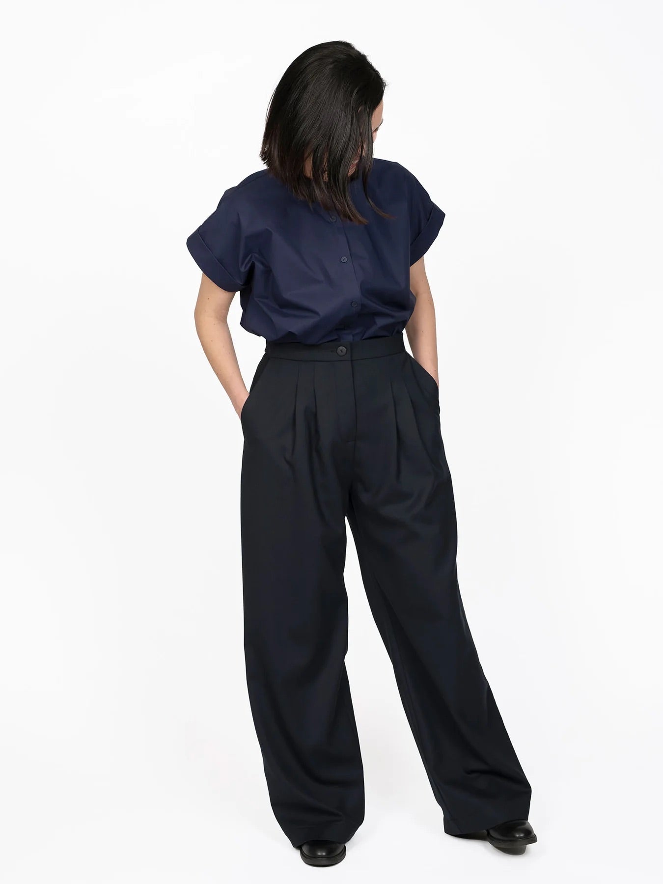 High-waisted Trousers