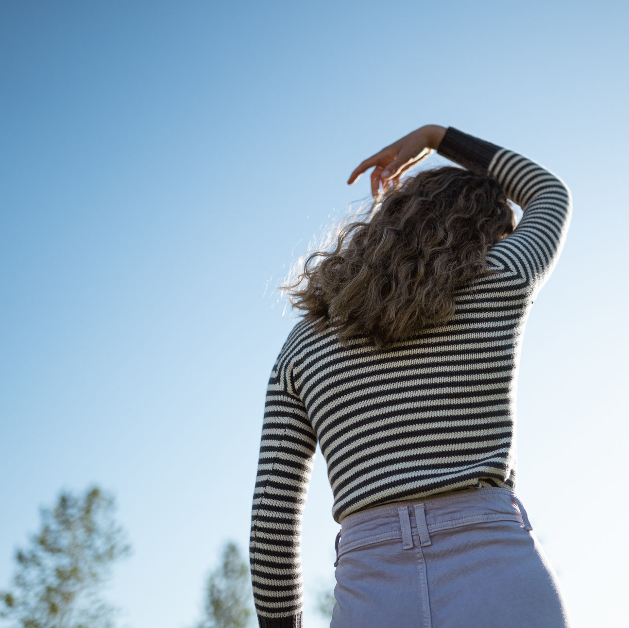 Sweet stripe sweater