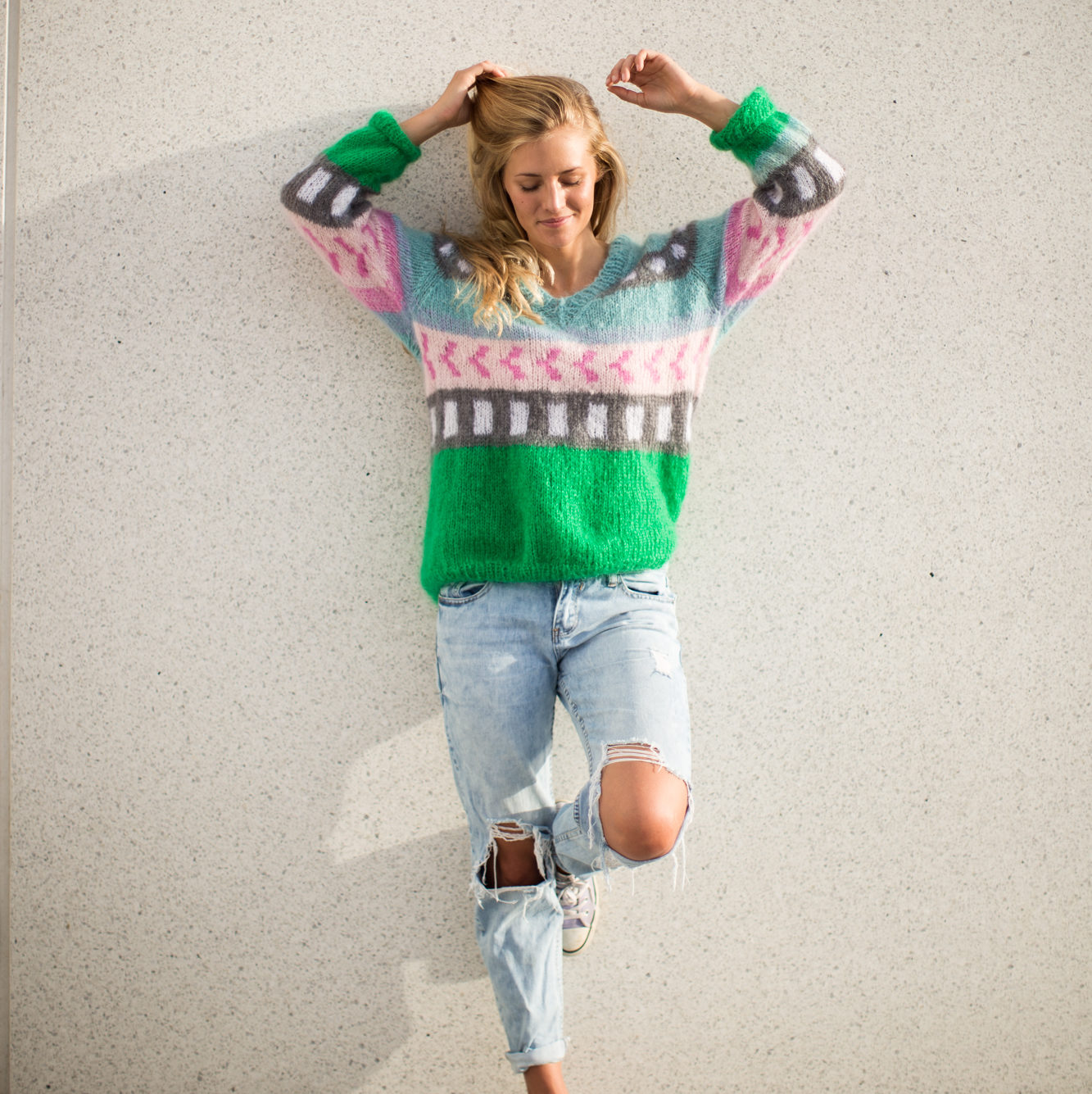 Candyfloss 80s sweater