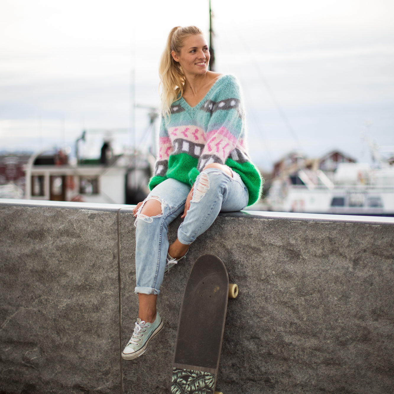 Candyfloss 80s sweater