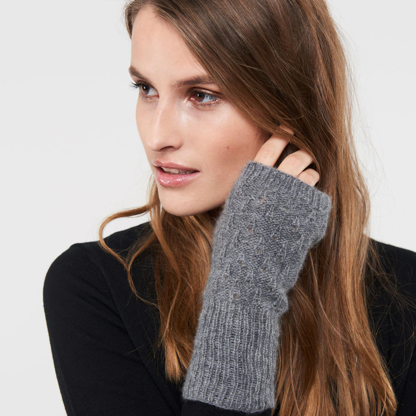 Fugloy Knit Fingerless mittens