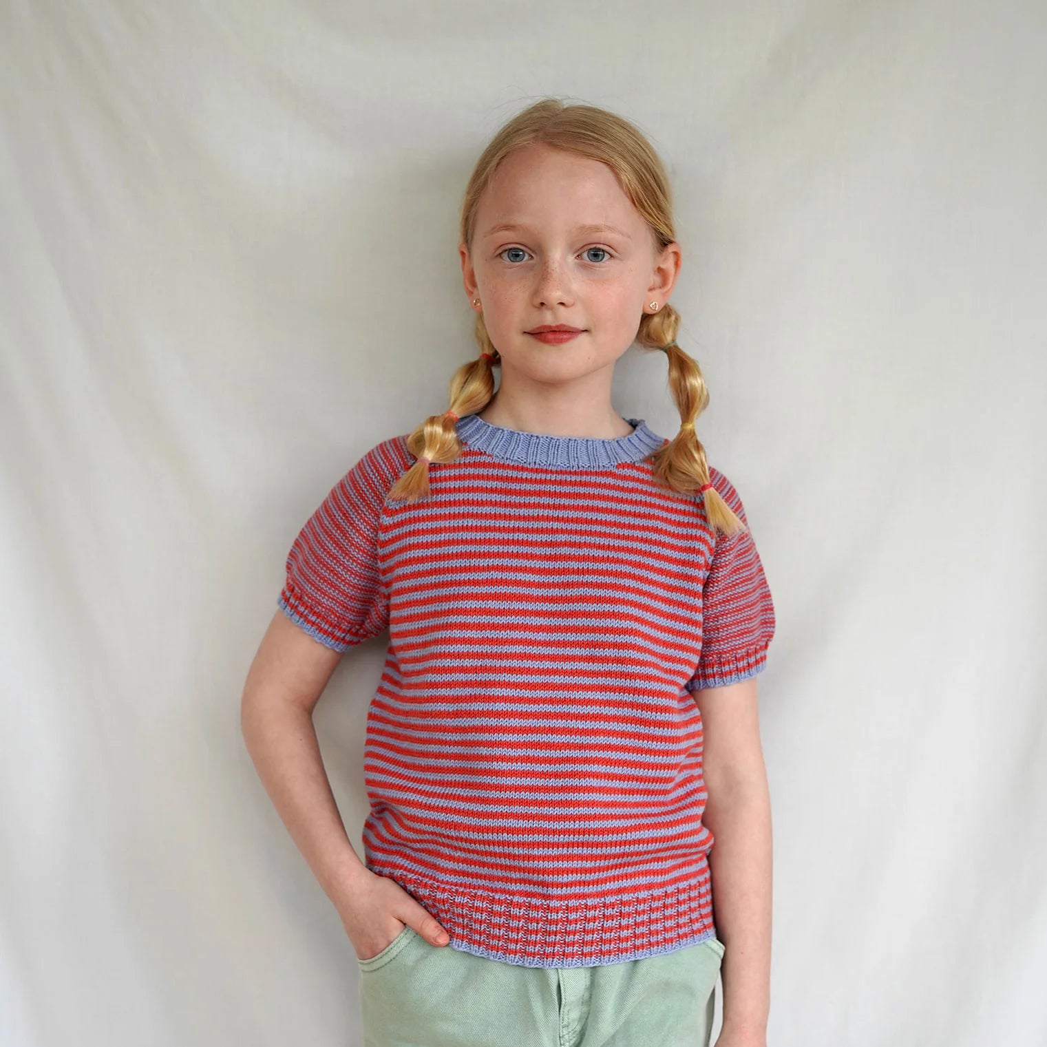Anholt Strik T-shirt Børn