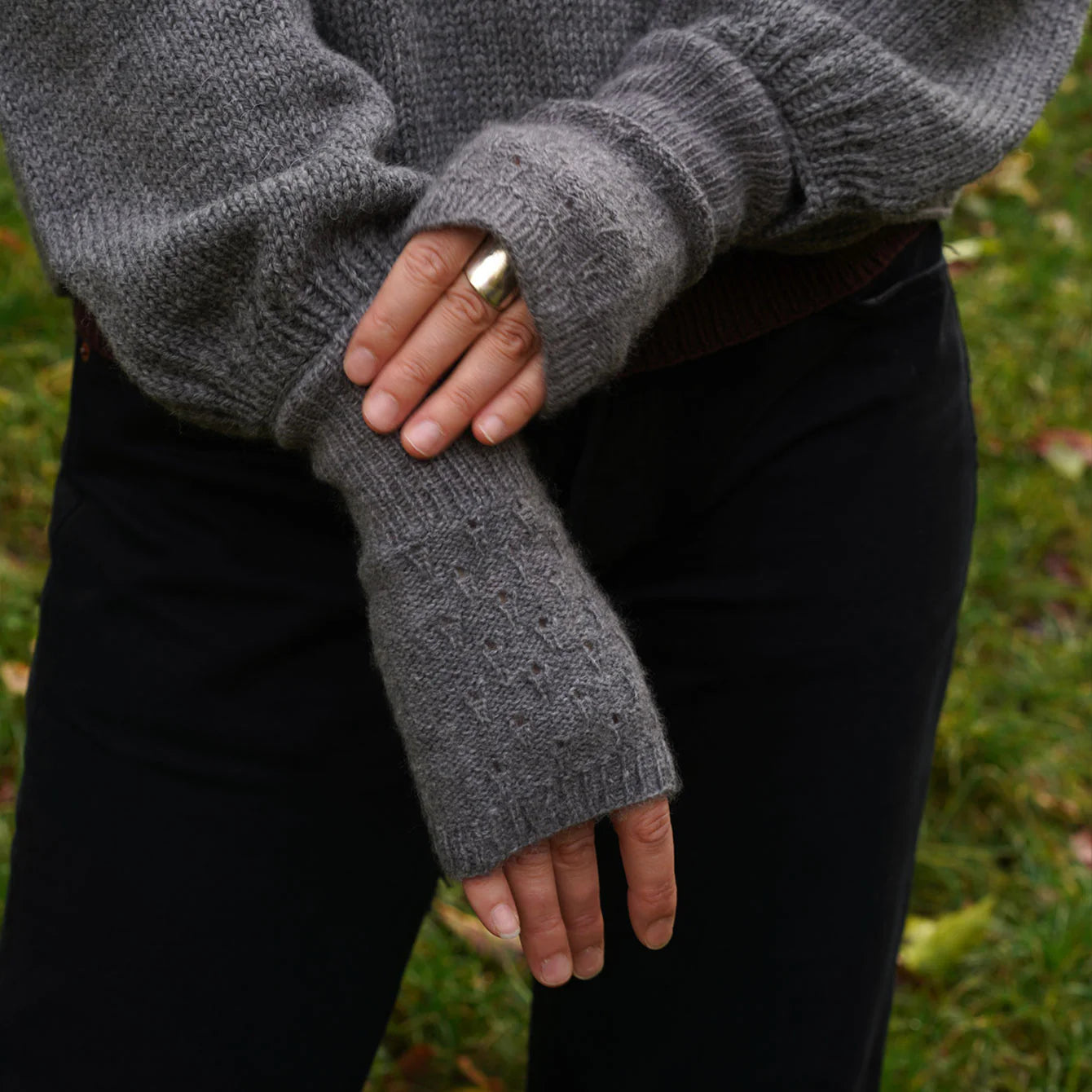 Fugloy Knit Fingerless mittens