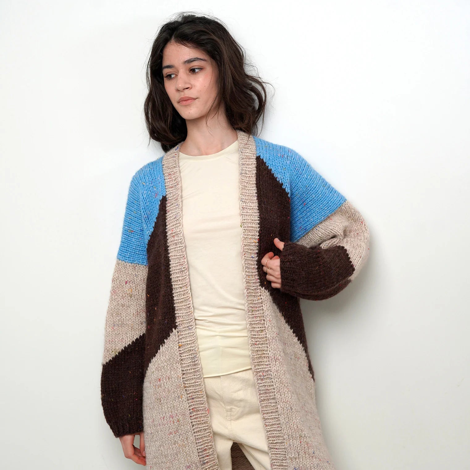 Island strikket cardigan