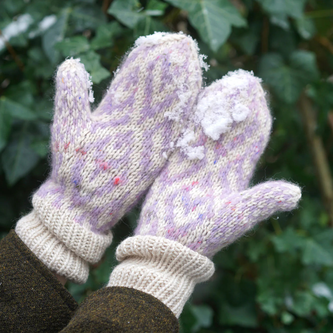 Vanna Knit Mittens