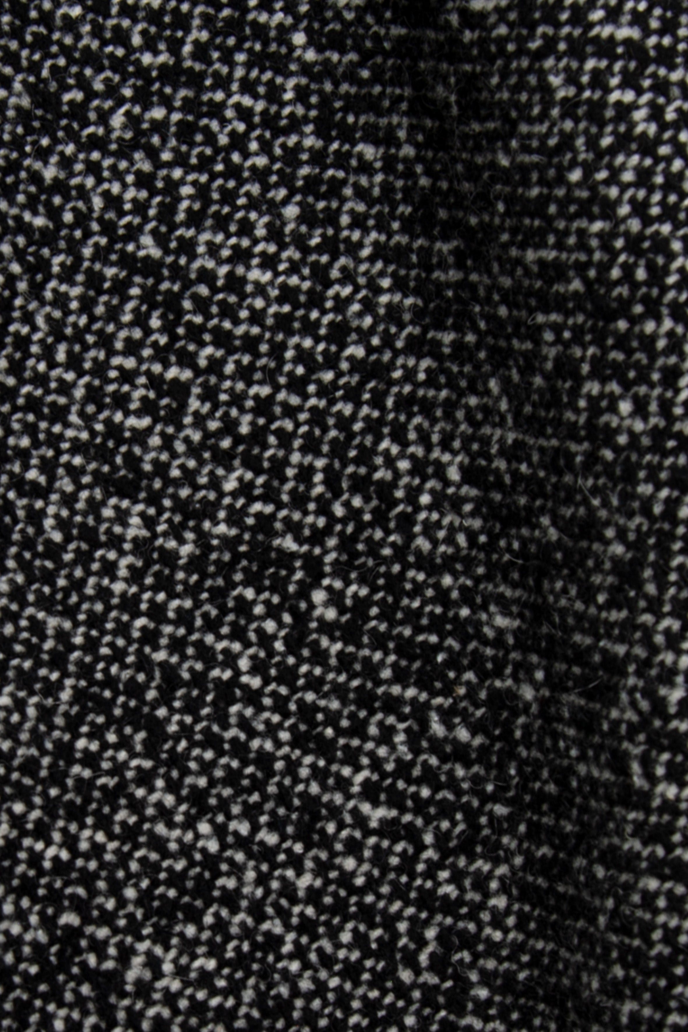 Wool Coating - Black & White Speckled