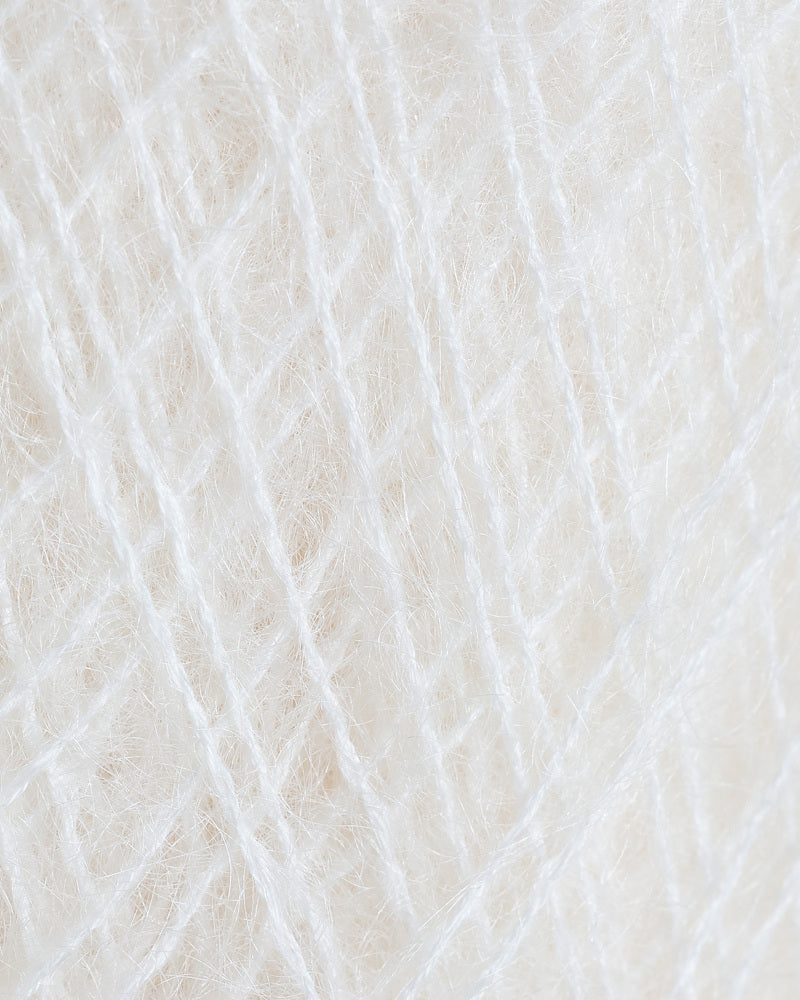 Rauma Mild Mohair 00 Hvit yarn
