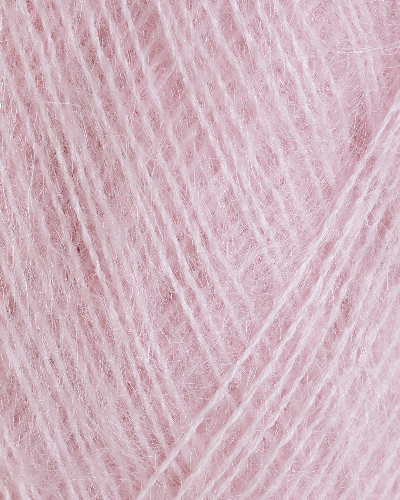 Rauma Mild Mohair 34 Babyrosa yarn