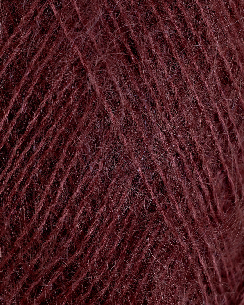 Rauma Mild Mohair 36 Stovet plomme yarn