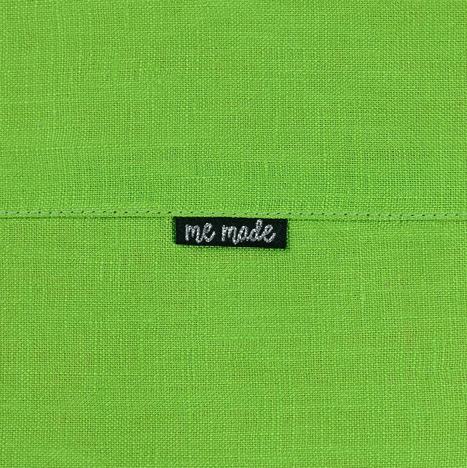 'Me made' side seam labels