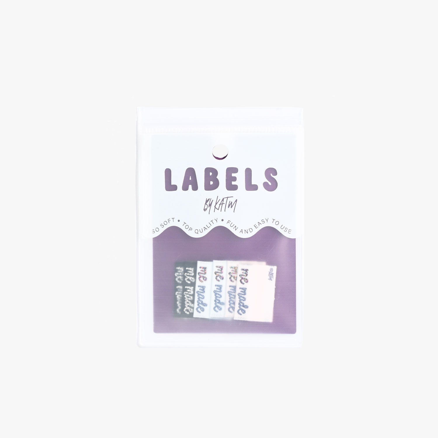 'Me made' side seam labels