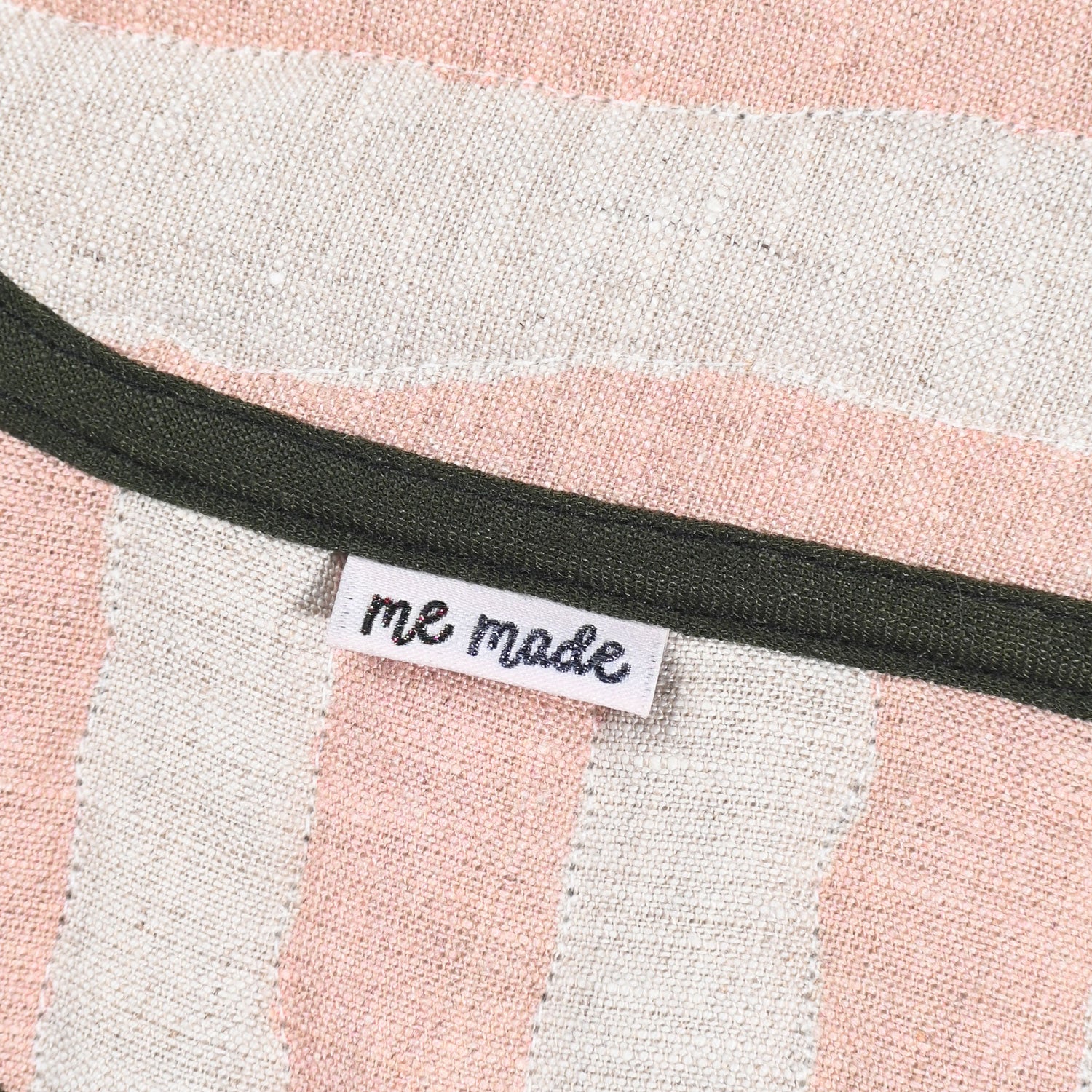 'Me made' side seam labels