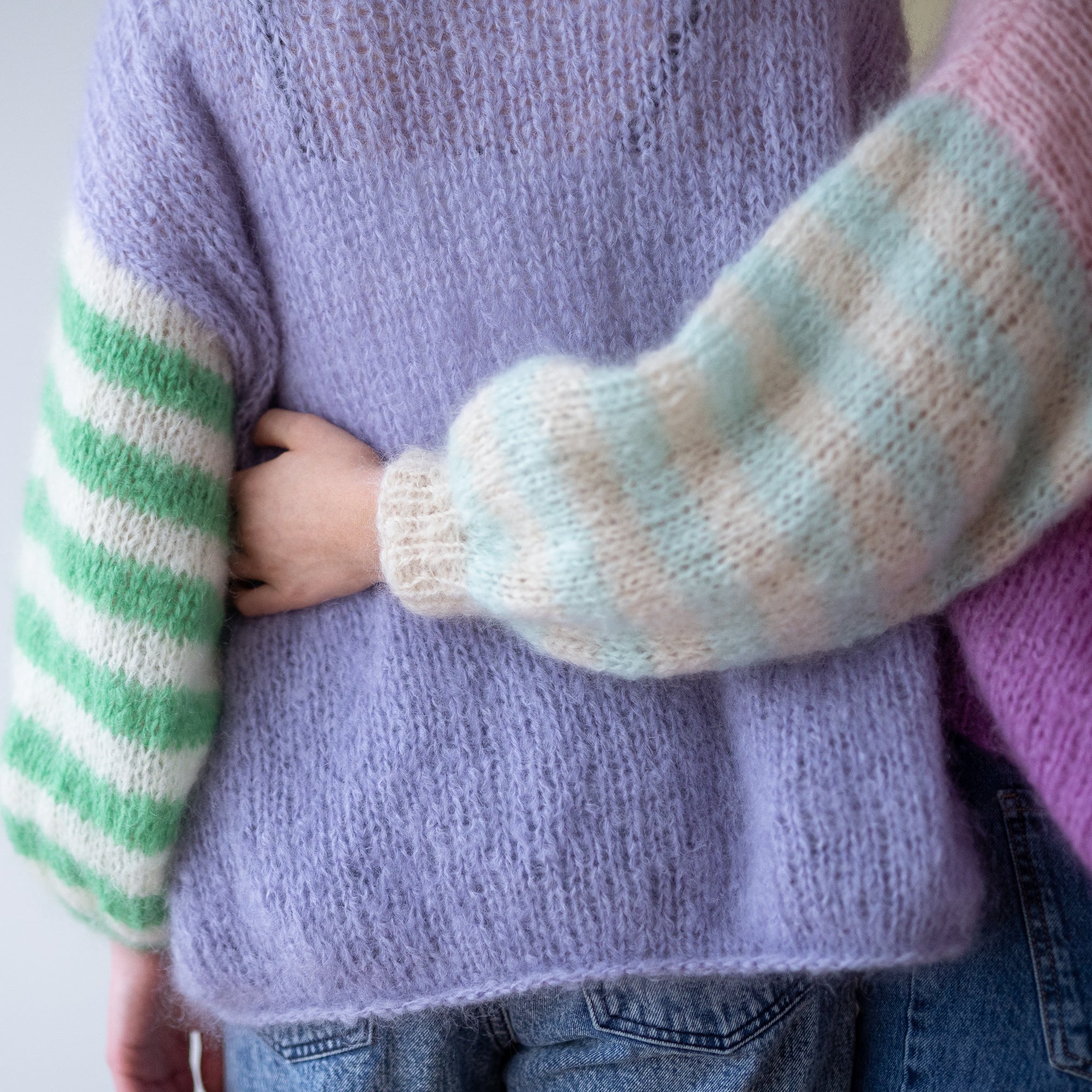 Cloud sweater stripes