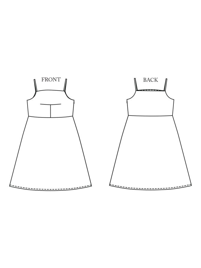 The Sommer pattern line drawing