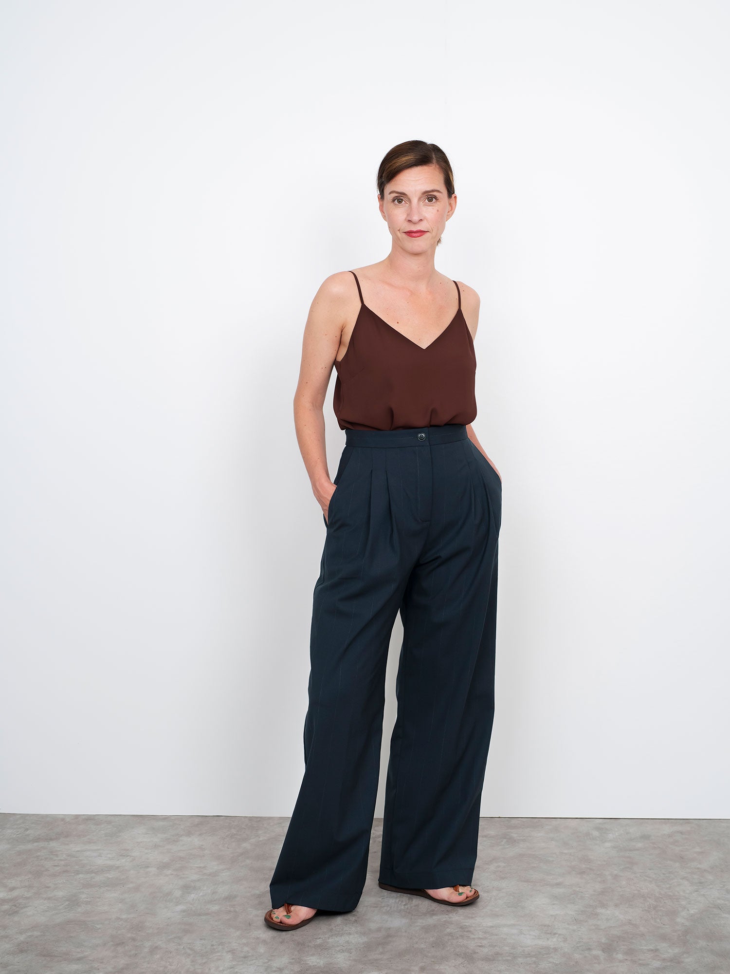 High-waisted Trousers