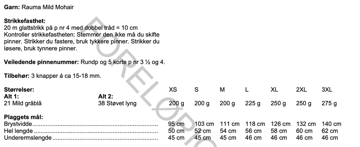 387-8B Elines favorittjakke