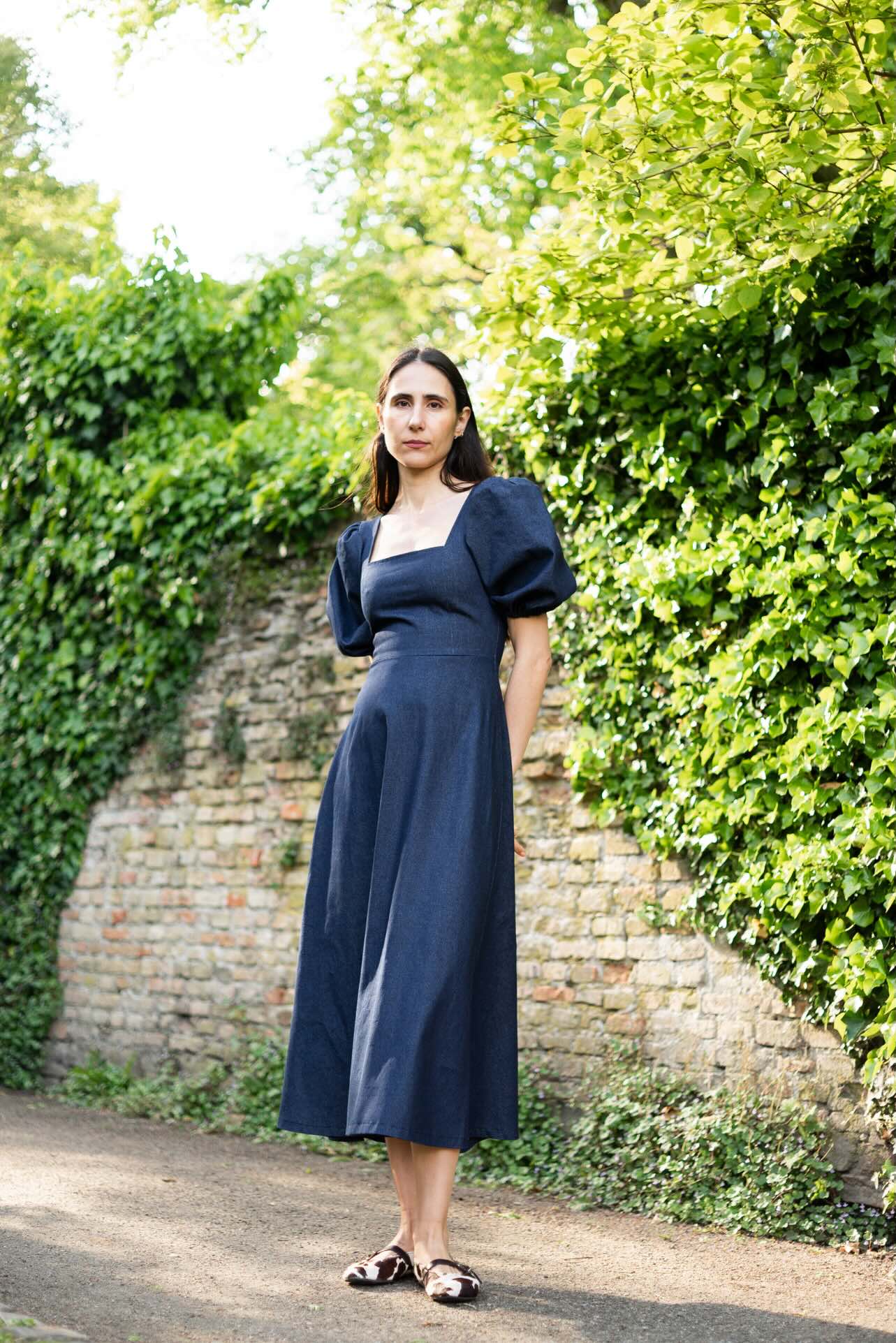 Square Dress x Puff Sleeve