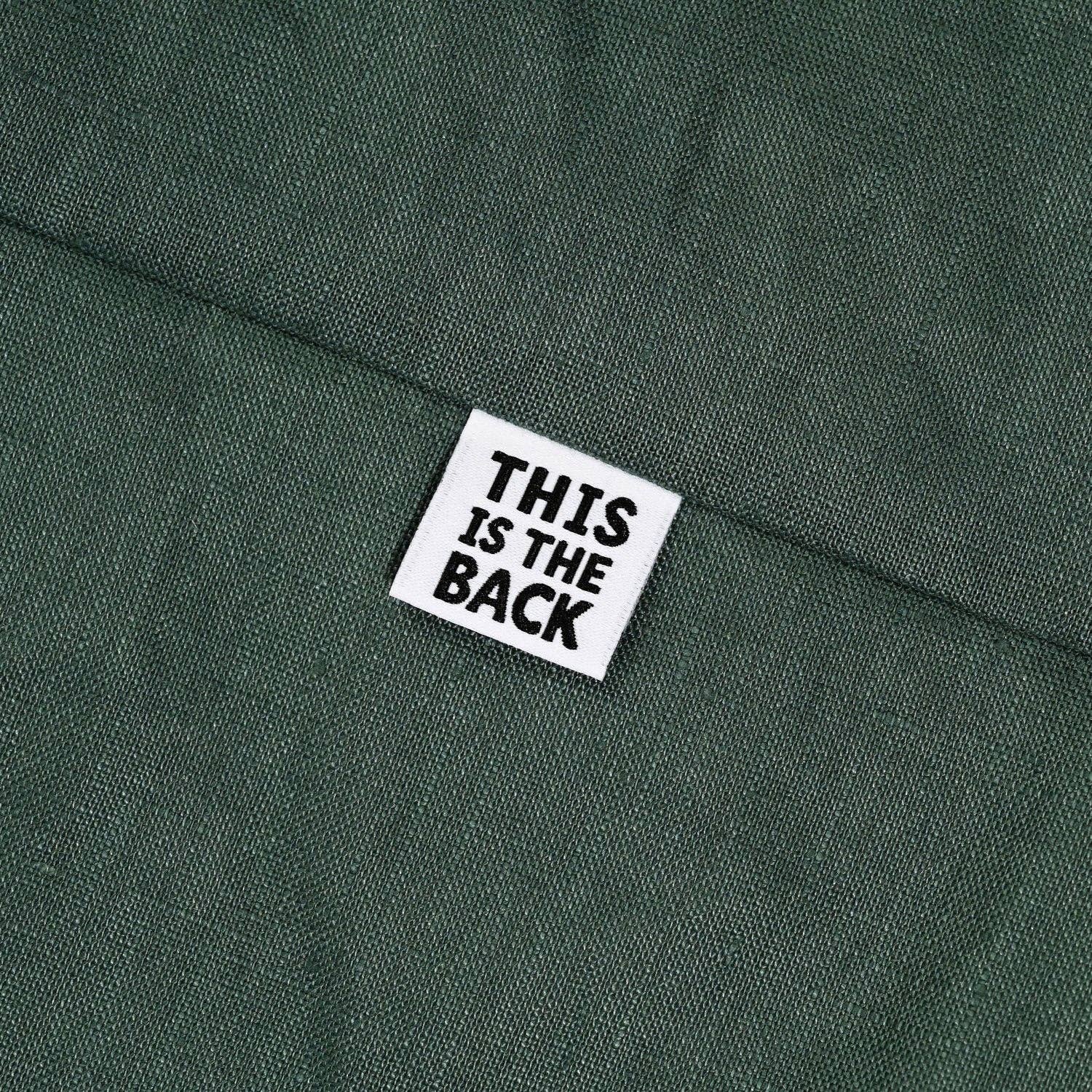 This is The Back Woven Labels