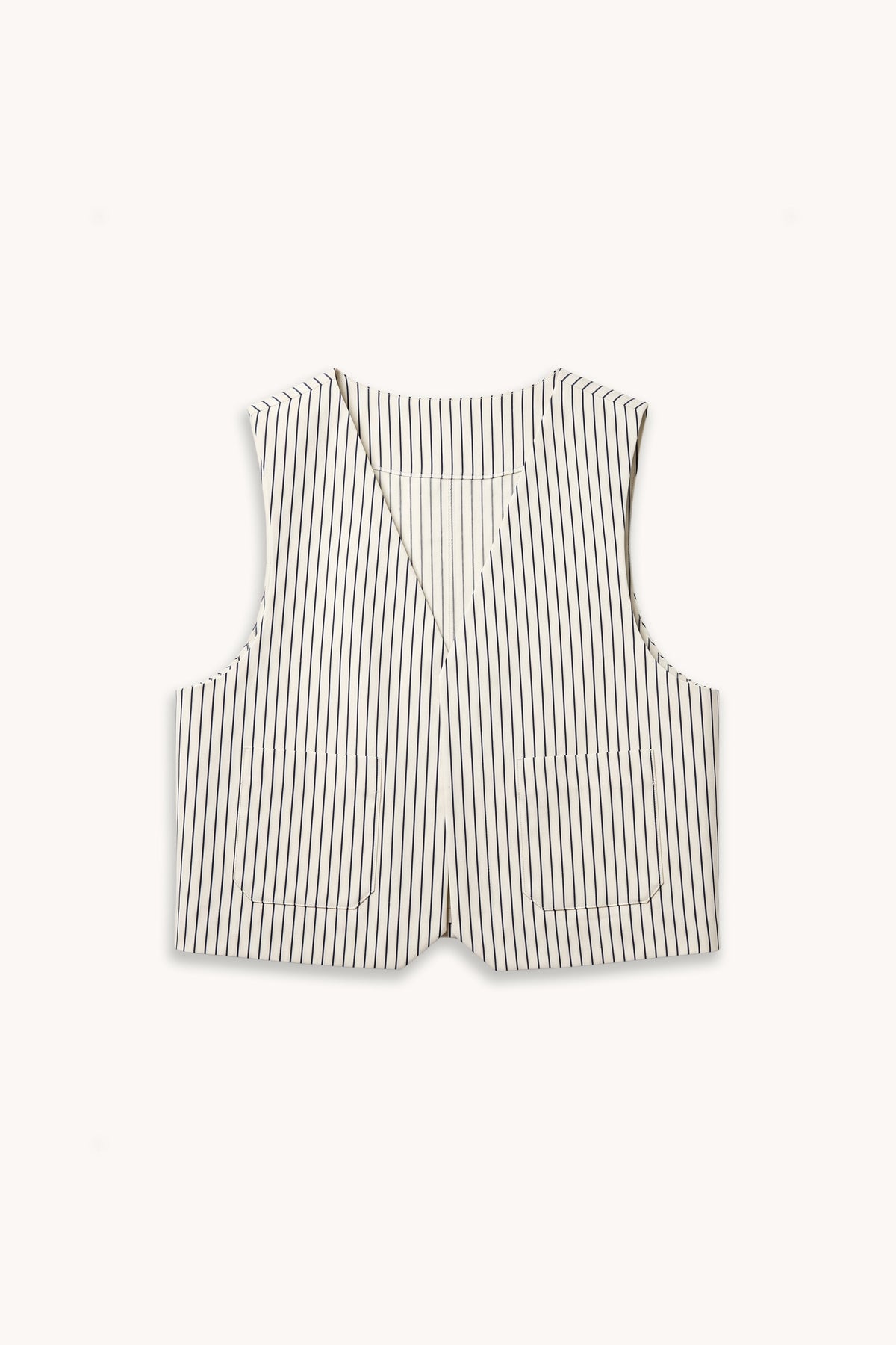 Denim Stripes Off White - Fabric - 6