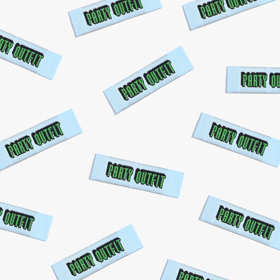 'Party Outfit' labels